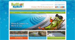 Desktop Screenshot of bullfrogpooltilecleaning.com